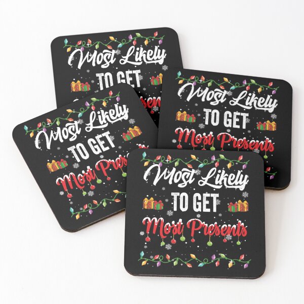 Item preview, Most Likely To Get Most Presents Family Matching Xmas Pjs designed and sold by ainegonza.