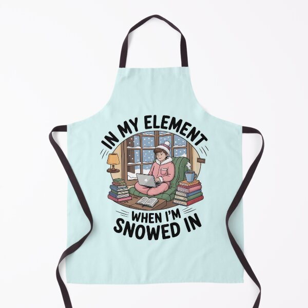 Item preview, In My Element When I’m Snowed In – Cozy Winter Quote designed and sold by Jollys-ArtShop.
