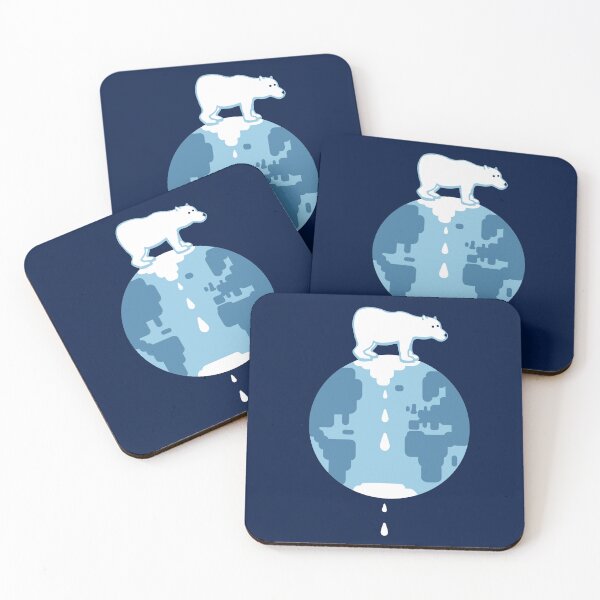 Item preview, Polar Bear On A Warming North Pole designed and sold by Traveldrawings.