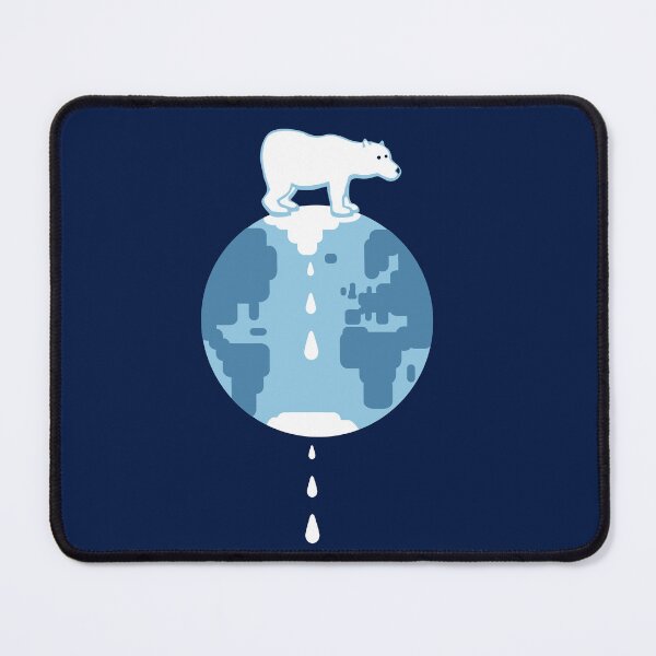 Item preview, Polar Bear On A Warming North Pole designed and sold by Traveldrawings.