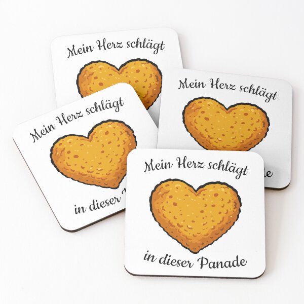 Item preview, Mein Herz schlägt in dieser Panade – Lustiges Food Design designed and sold by Spelldream Essence.