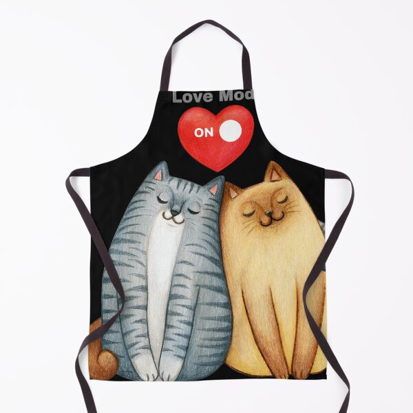 Item preview, cats switch to love mode, for all lovers designed and sold by miro-bob-design.