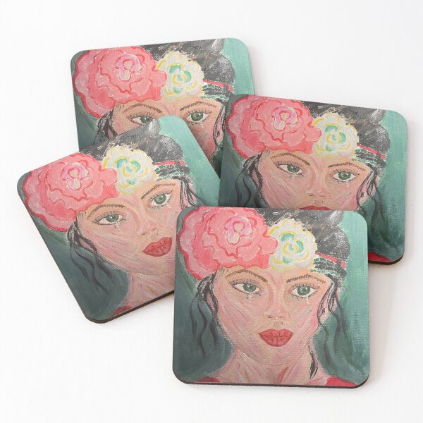 Item preview, Woman with Flowers in Her Hair designed and sold by FNart1322.
