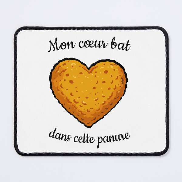 Item preview, Mon cœur bat dans cette panure – Design drôle et absurde designed and sold by Spelldream Essence.