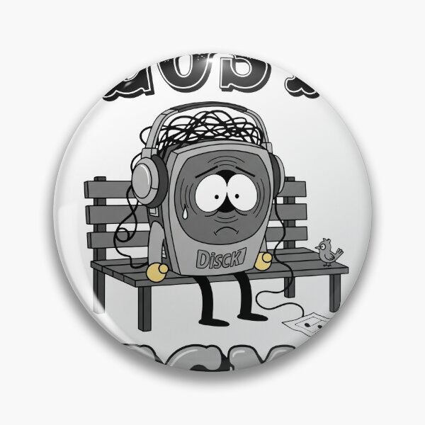 Item preview, Lost Discman - Retro 90s Music designed and sold by Drip stamp.