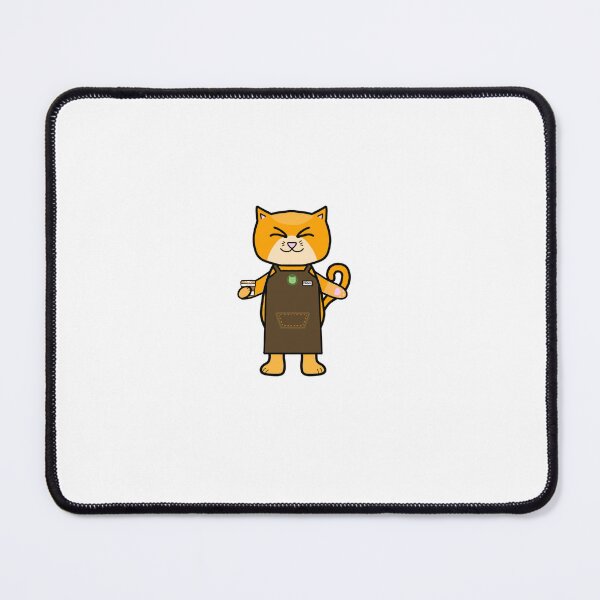 Item preview, Barista Miao - Cute Coffee Cat Art for Café Lovers & Coffee Addicts designed and sold by mjowett.