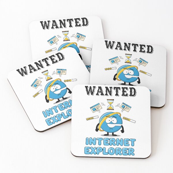 Item preview, Wanted: Internet Explorer - Retro Tech Parody designed and sold by Drip stamp.