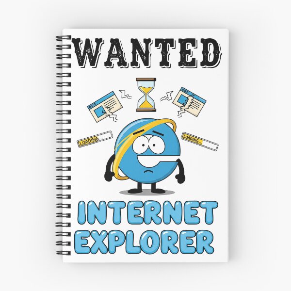 Item preview, Wanted: Internet Explorer - Retro Tech Parody designed and sold by Drip stamp.