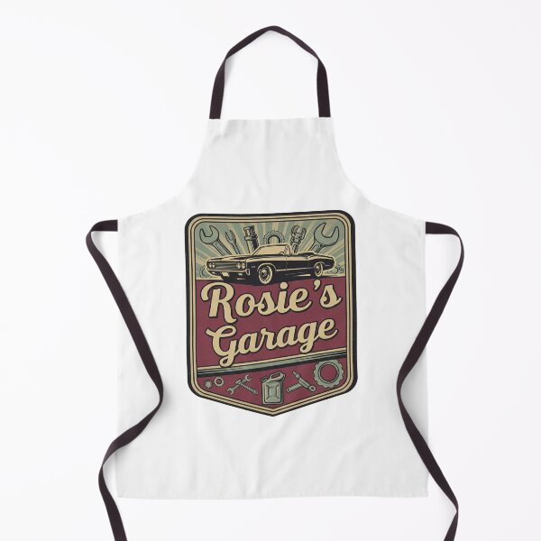 Item preview, Rosie's Garage | Retro Convertible Emblem designed and sold by RedDelaney.