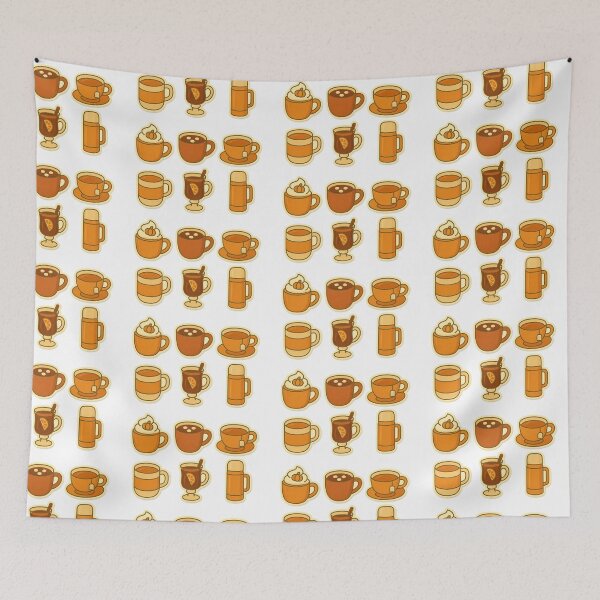 Item preview, Autumn drinks isolated png transparent set, includes warm beverage illustrations, AI generated designed and sold by dvoevnore.
