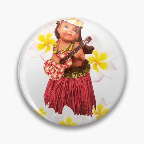 Item preview, HULA GIRL WITH HIBISCUS GUITAR designed and sold by jetty born.