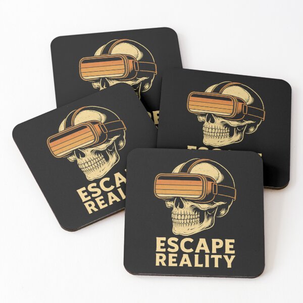 Item preview, Escape Reality Skull VR Gamer Art designed and sold by Shoot-The-Moon.