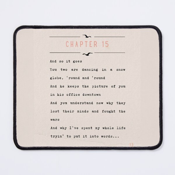 Item preview, Chapter 15 | You are in love! Lyric Bridge Print designed and sold by Parasocialite.