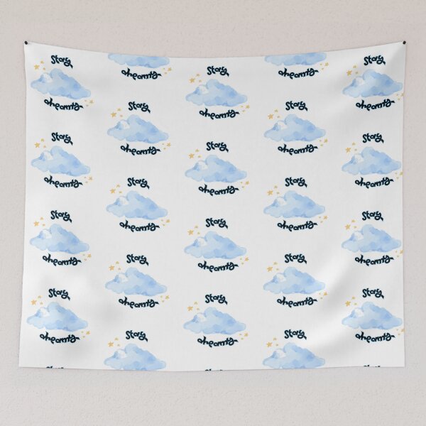 Item preview, Stay Dreamy | Whimsical Cloud and Stars Aesthetic Quote Art designed and sold by Heavenly-Cloudz.