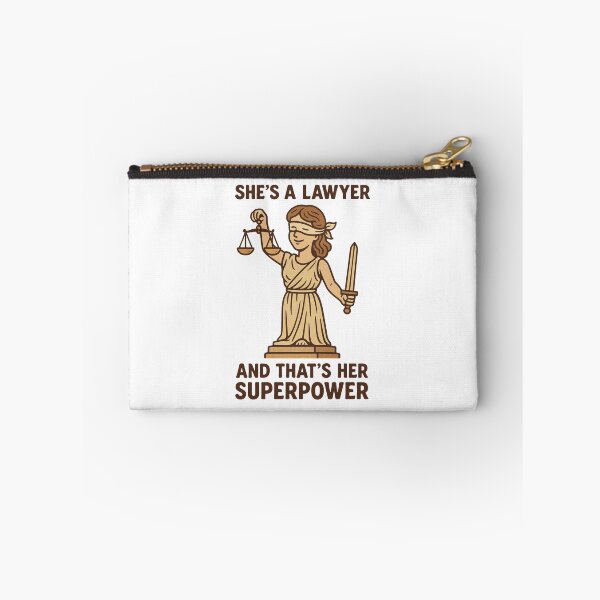 Item preview, Woman Lawyer - She's A Lawyer And That's Her Superpower designed and sold by Prints-by-Olaf.