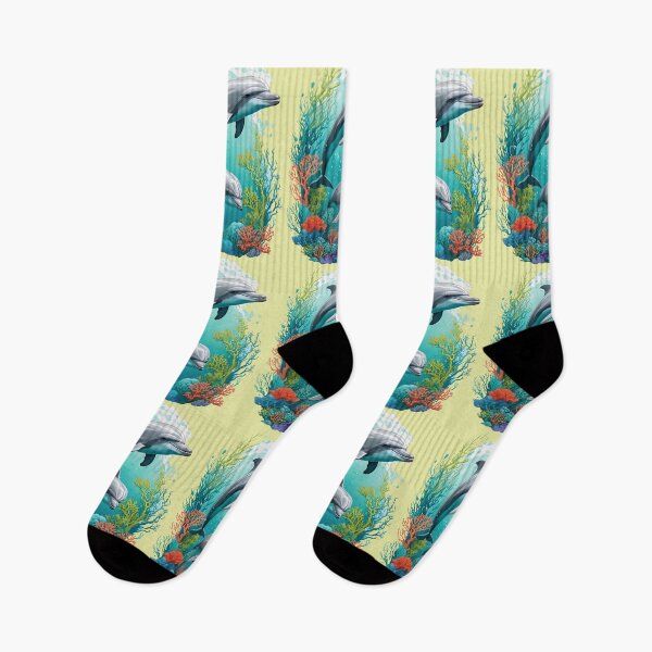 Item preview, Dolphins in Coral Reef designed and sold by Ciervo Primavera.