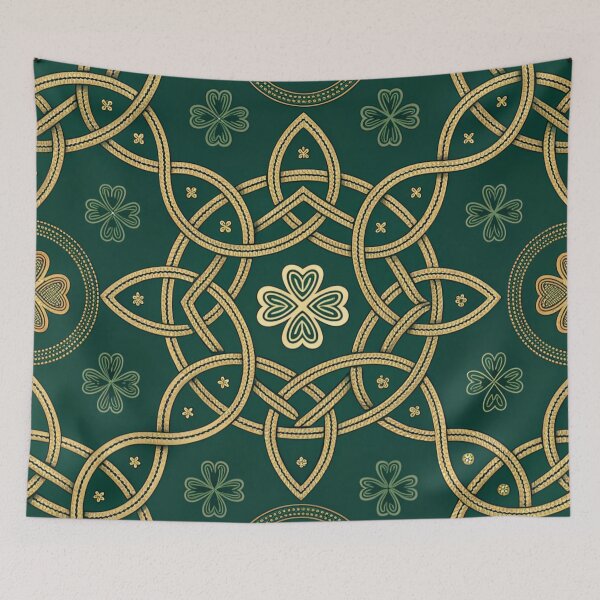 Item preview, Celtic Knot with small lucky covers  designed and sold by Lucky 777.