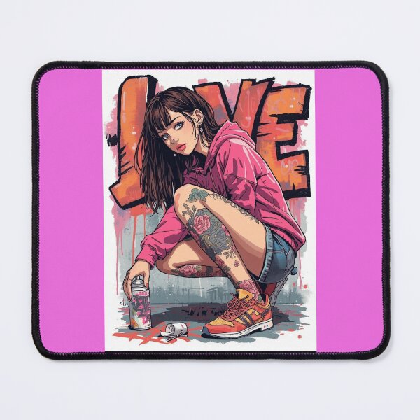 Item preview, Love Graffiti Artista in Pink designed and sold by TEdge84.
