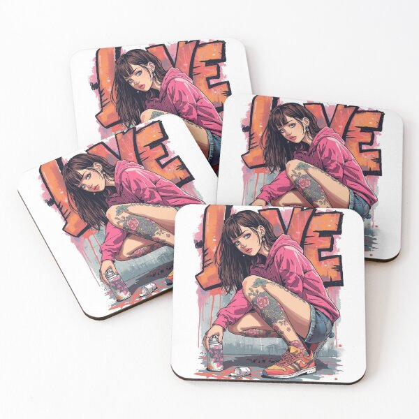 Item preview, Love Graffiti Artista in Pink designed and sold by TEdge84.
