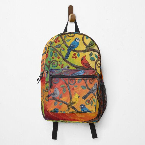 Item preview, Vibrant Tree of Colorful Birds designed and sold by LuisDesign02.