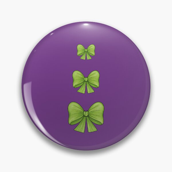 Item preview, Light green bows on a purple background designed and sold by Cherevan.