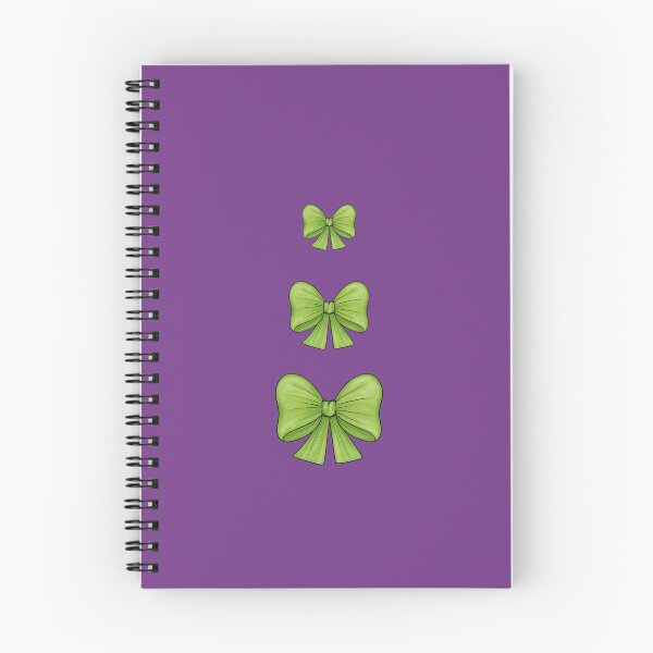 Item preview, Light green bows on a purple background designed and sold by Cherevan.