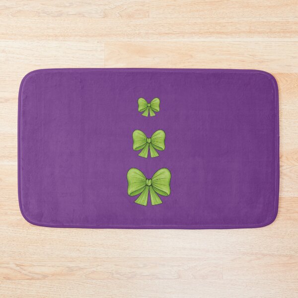 Item preview, Light green bows on a purple background designed and sold by Cherevan.