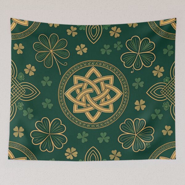 Item preview, Celtic Knot with small lucky covers  designed and sold by Lucky 777.