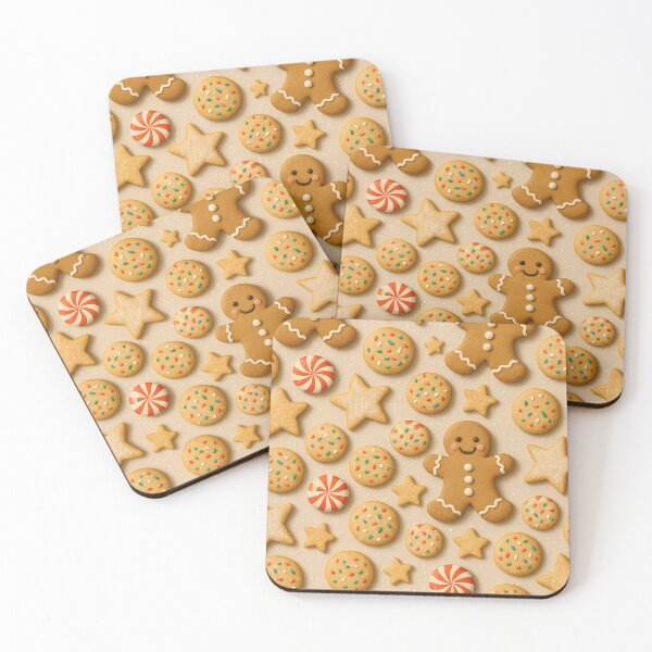 Item preview, Gingerbread Cookie Christmas Pattern Festive Holiday Treats designed and sold by Buzzink.