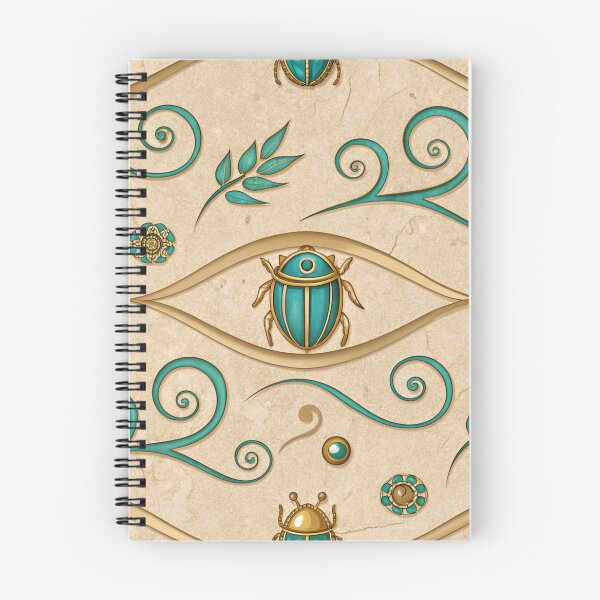 Item preview, Eye of Horus symbols with Egyptian scarabs . designed and sold by Lucky 777.