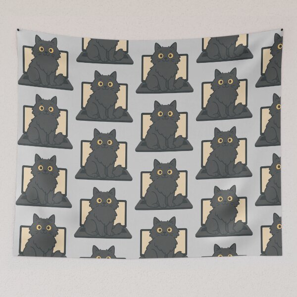 Item preview, Laptop Supervisor – Funny Cat Blocking Screen designed and sold by wwshd.
