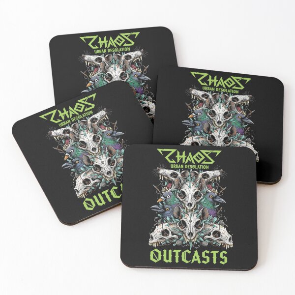 Item preview, CHAOS OUTCASTS - Urban Desolation Graphic Art designed and sold by AV.