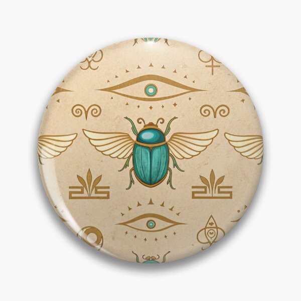 Item preview,  Eye of Horus symbols with Egyptian scarabs . designed and sold by Lucky 777.