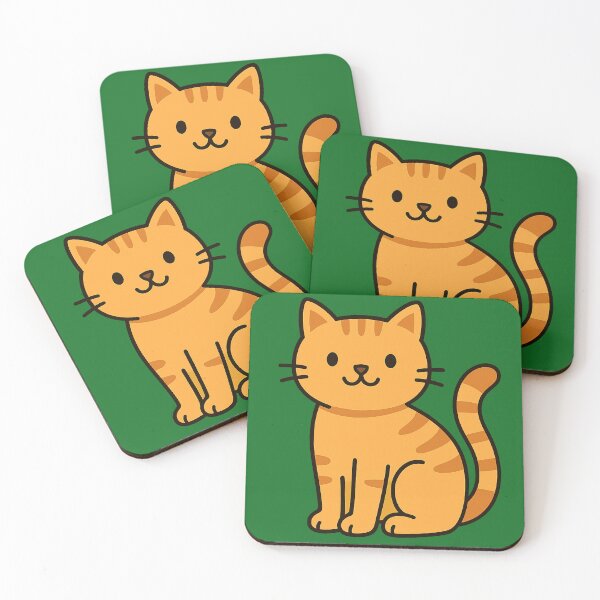 Item preview, Cute Cartoon Orange Cat  designed and sold by M3m3ck4r.