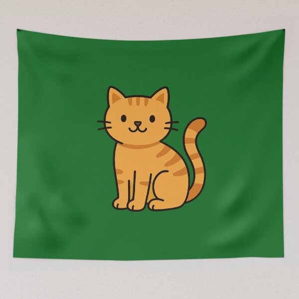 Item preview, Cute Cartoon Orange Cat  designed and sold by M3m3ck4r.