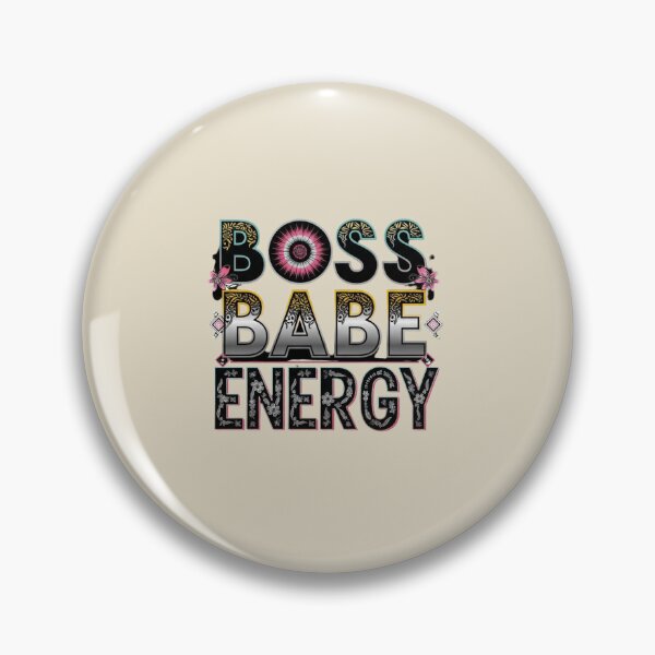 Item preview, Boss Babe Energy Empowering Girl Power Quote for Women & Entrepreneurs designed and sold by Aarvya Fashion Club ( A.F.C ).