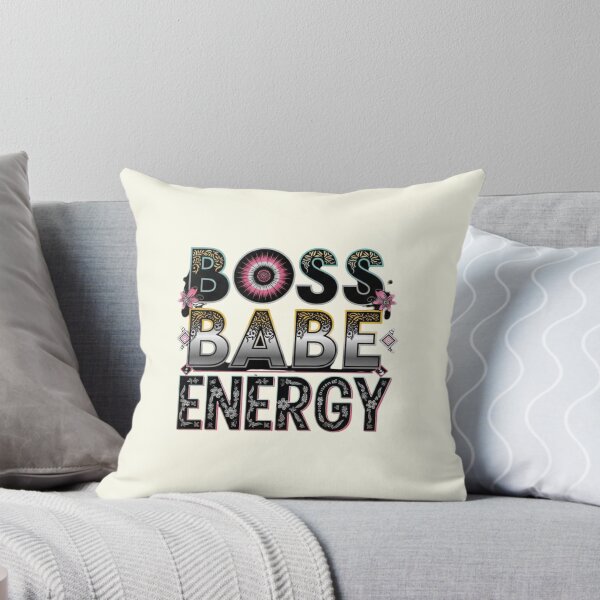 Item preview, Boss Babe Energy Empowering Girl Power Quote for Women & Entrepreneurs designed and sold by Aarvya Fashion Club ( A.F.C ).