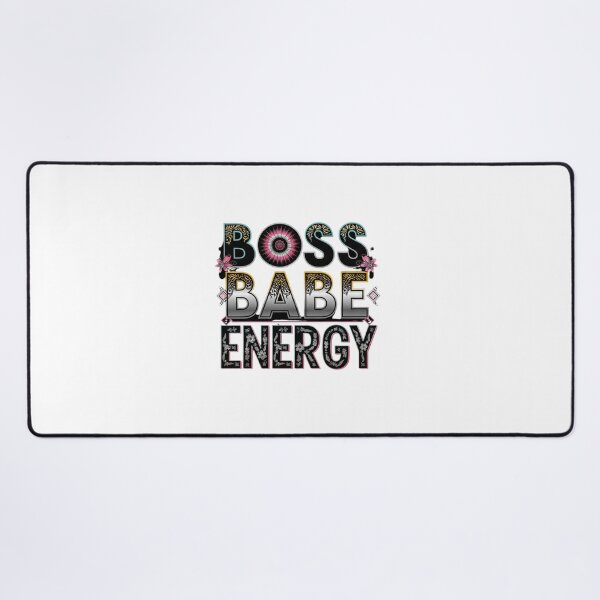 Item preview, Boss Babe Energy Empowering Girl Power Quote for Women & Entrepreneurs designed and sold by Aarvya Fashion Club ( A.F.C ).
