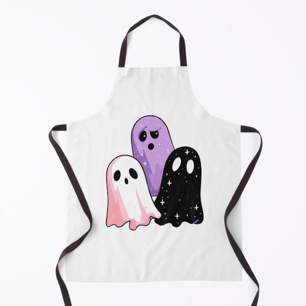 Item preview, Cute Pastel Ghost Sticker Trio – Kawaii Spooky Halloween Aesthetic designed and sold by Line Designs By Duck.