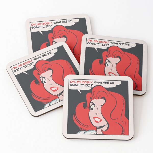 Item preview, Oh, My Gosh! What Are We Going to Do? • Red Hot Chili Redhead Pop Art Sticker designed and sold by wmxdesign.
