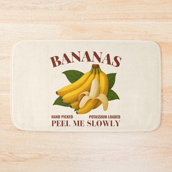 Item preview, Peel Me Slowly | Retro Banana Art | Funny Fruit Pun Design designed and sold by MagicPixelsBtq.