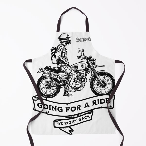Item preview, Scrambler Motorcycle | Vintage Off-Road Art designed and sold by monsalve-autos.