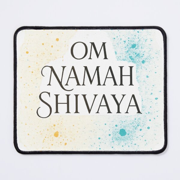 Item preview, Om Namah Shivaya – Watercolor Splash Mantra Design | Shiva Vibration designed and sold by GarimpoCosmico.