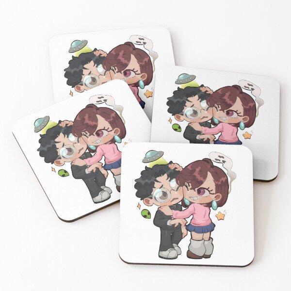 Item preview, Okarun and Momo happy designed and sold by Fiki Star.