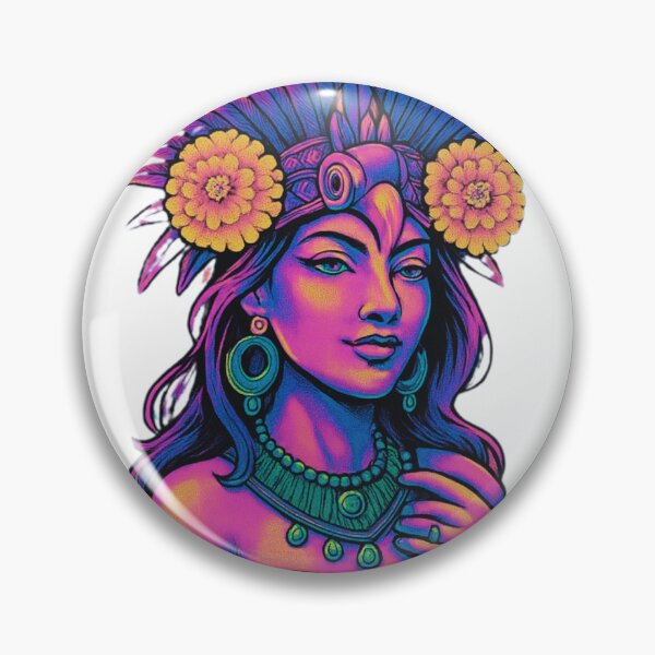 Item preview, Xochiquetzal  – Psychedelic  designed and sold by ChingonaThreads.
