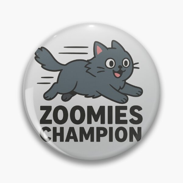 Item preview, Zoomies Champion – Funny Cat in Mid-Sprint designed and sold by wwshd.