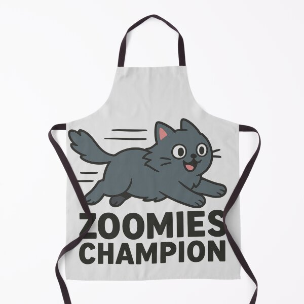 Item preview, Zoomies Champion – Funny Cat in Mid-Sprint designed and sold by wwshd.