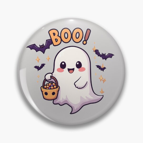 Item preview, Halloween with kawaii ghost text "Boo" and  candy designed and sold by Nimkaew.