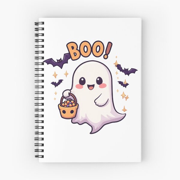 Item preview, Halloween with kawaii ghost text "Boo" and  candy designed and sold by Nimkaew.