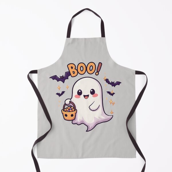 Item preview, Halloween with kawaii ghost text "Boo" and  candy designed and sold by Nimkaew.